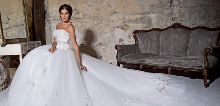 La robe de mariée dans un style classique